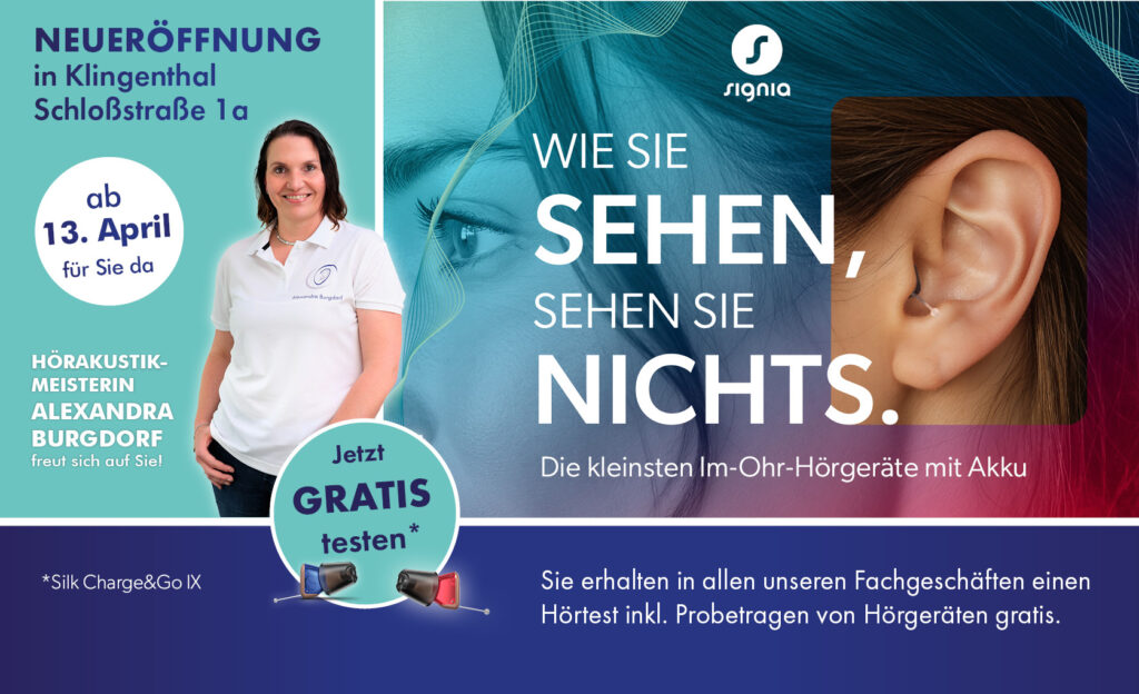 Neueröffnung in Klingenthal, Schloßstraße 1a, ab 13. April 2026